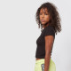 Small Signature Short Tee black